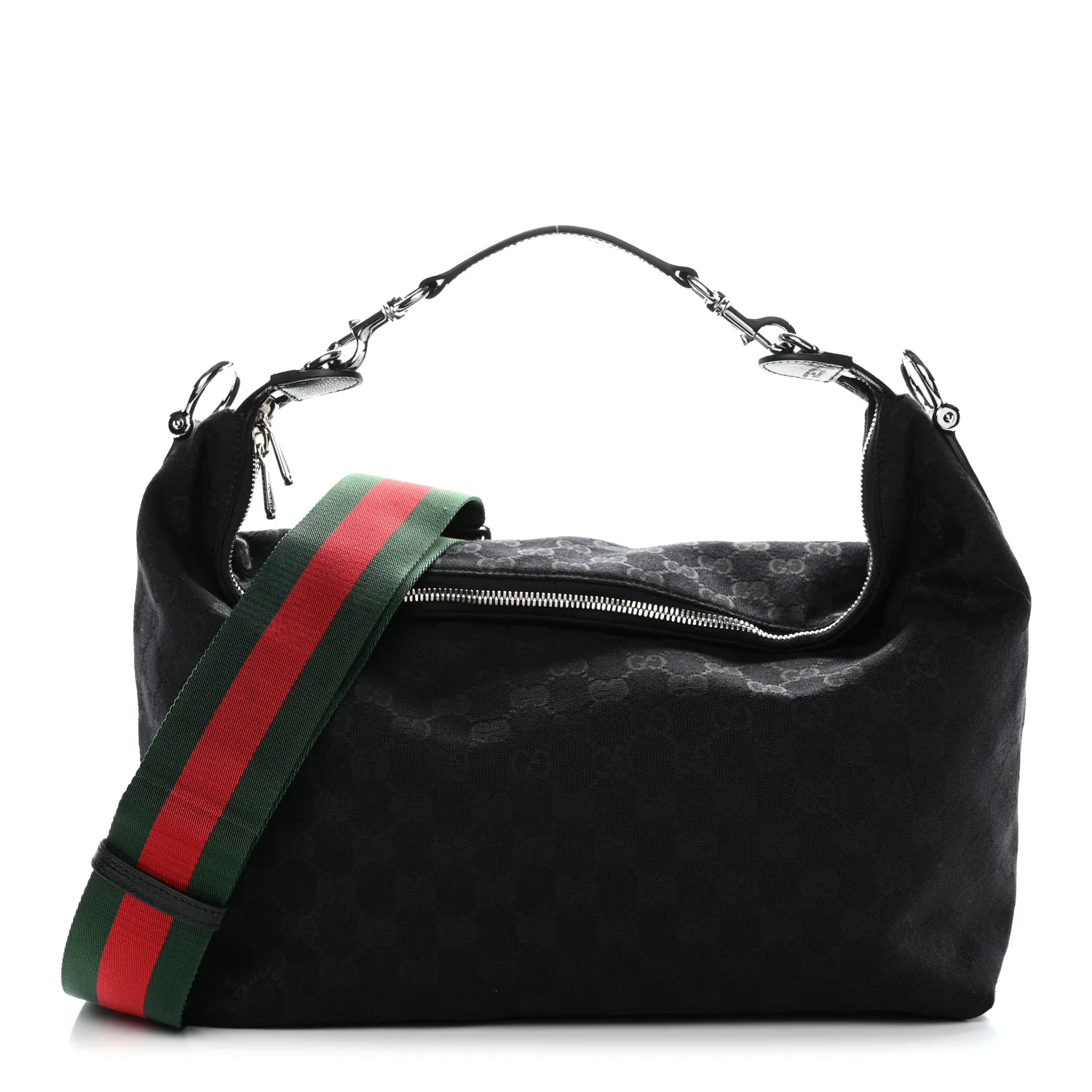 GG Monogram Medium Brera Crossbody Black
