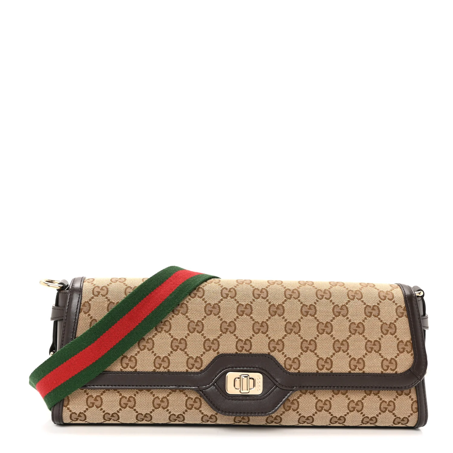 GG Monogram Medium Luce Shoulder Bag Beige Ebony - Image 2