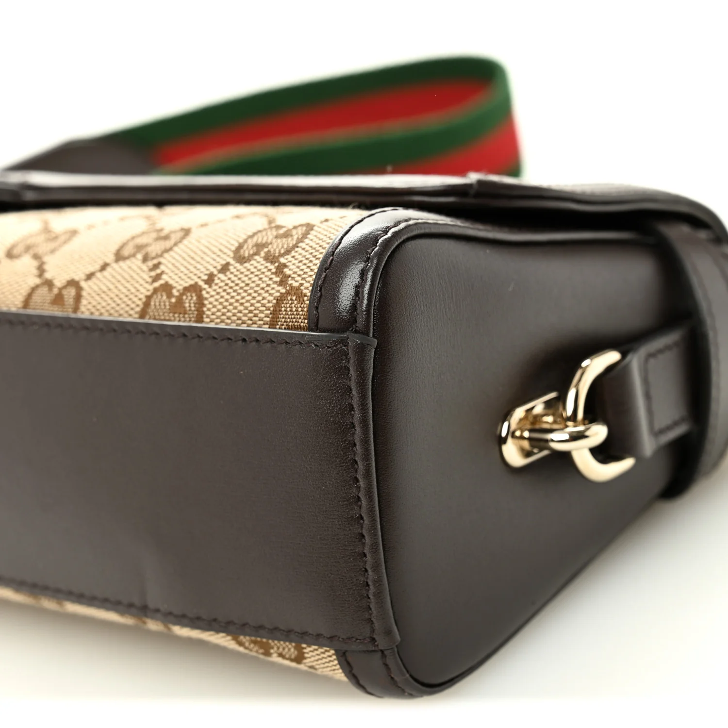GG Monogram Medium Luce Shoulder Bag Beige Ebony - Image 10