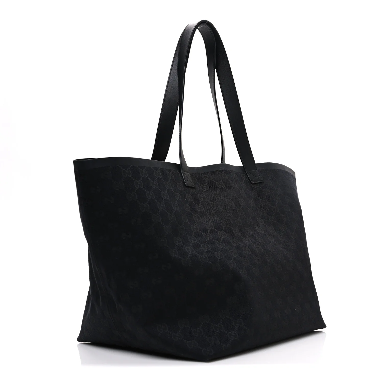 GG Monogram Medium Totissima Shopping Tote Black - Image 4