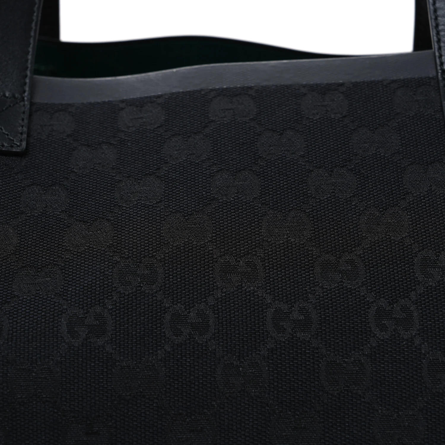GG Monogram Medium Totissima Shopping Tote Black - Image 9
