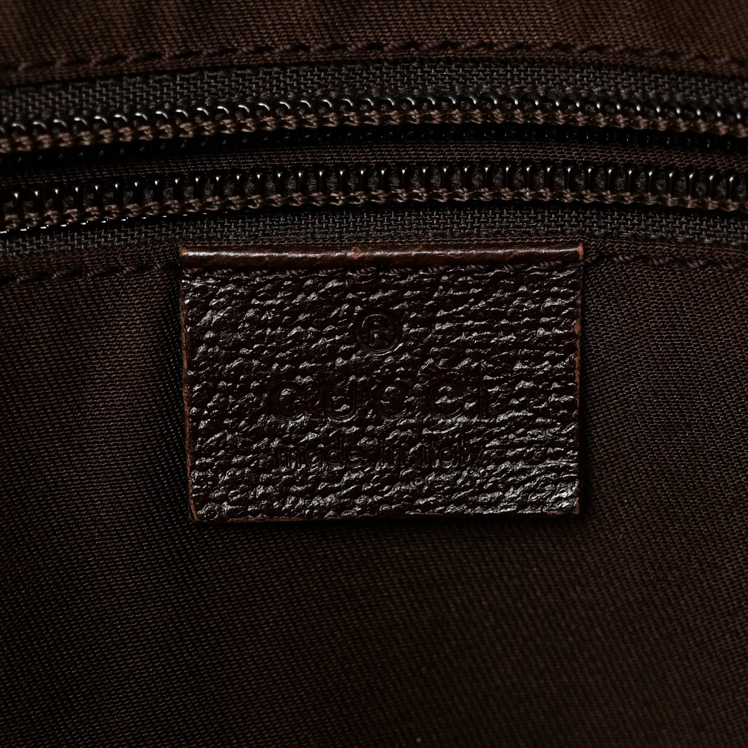 GG Monogram Medium Web Handle Double Pocket Tote Brown - Image 6