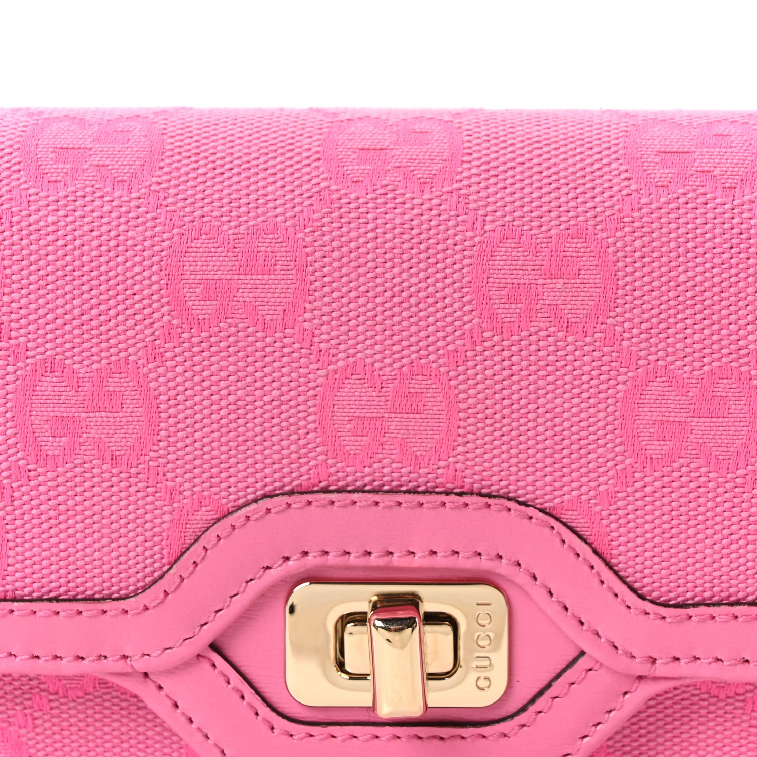 GG Monogram Scratch Lux Calfskin Mini Luce Shoulder Bag Blossom Rose Dark Blossom - Image 7