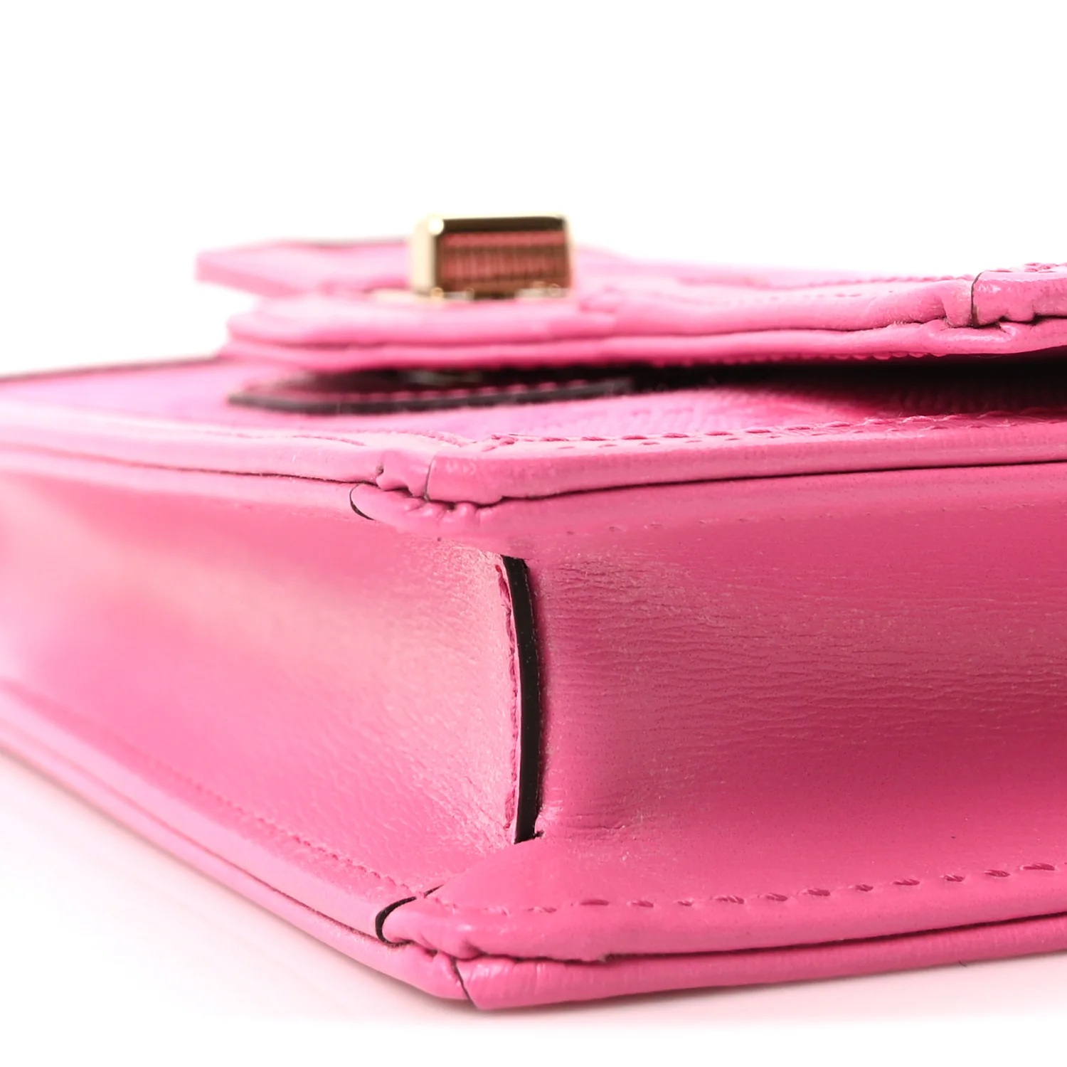GG Monogram Scratch Lux Calfskin Mini Luce Shoulder Bag Blossom Rose Dark Blossom - Image 9