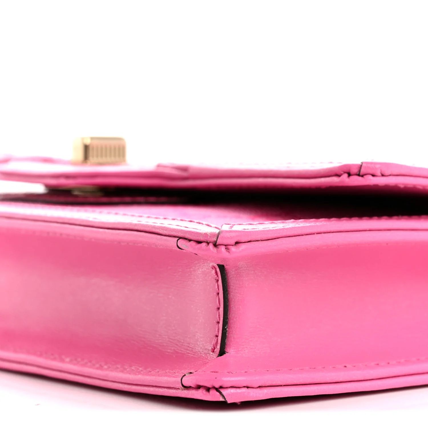 GG Monogram Scratch Lux Calfskin Mini Luce Shoulder Bag Rose Dark Blossom - Image 10