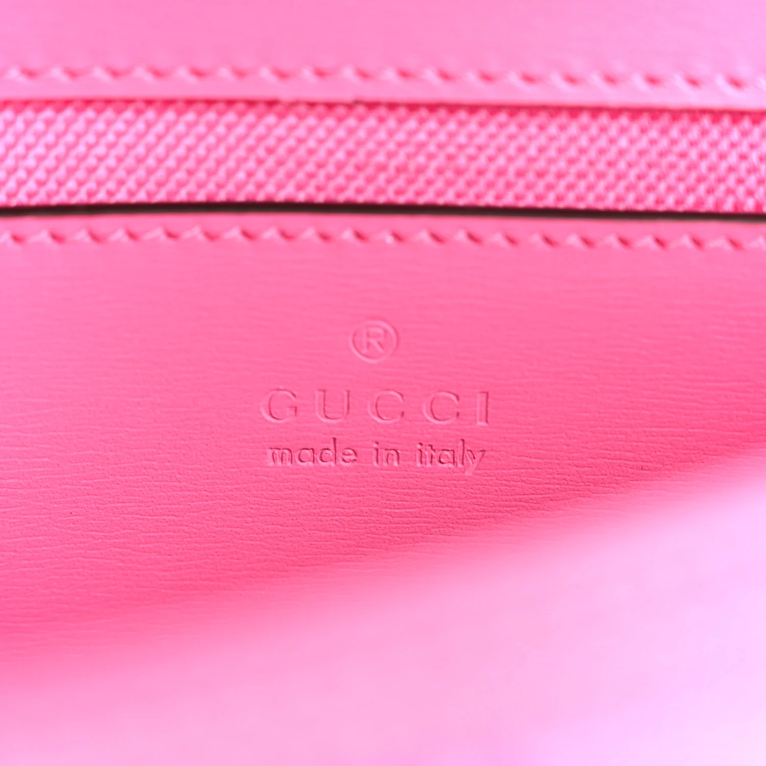 GG Monogram Scratch Lux Calfskin Mini Luce Shoulder Bag Rose Dark Blossom - Image 6