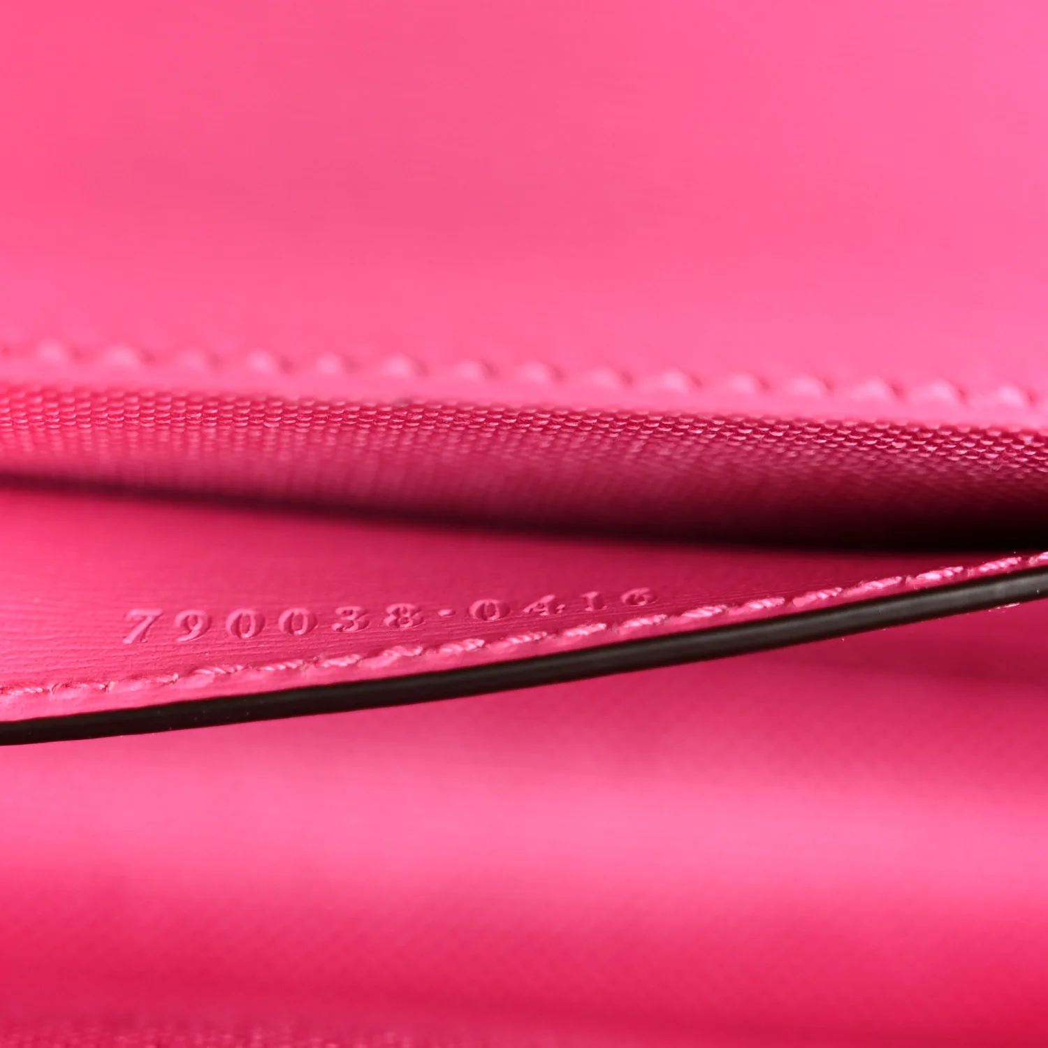 GG Monogram Scratch Lux Calfskin Mini Luce Shoulder Bag Rose Dark Blossom - Image 7
