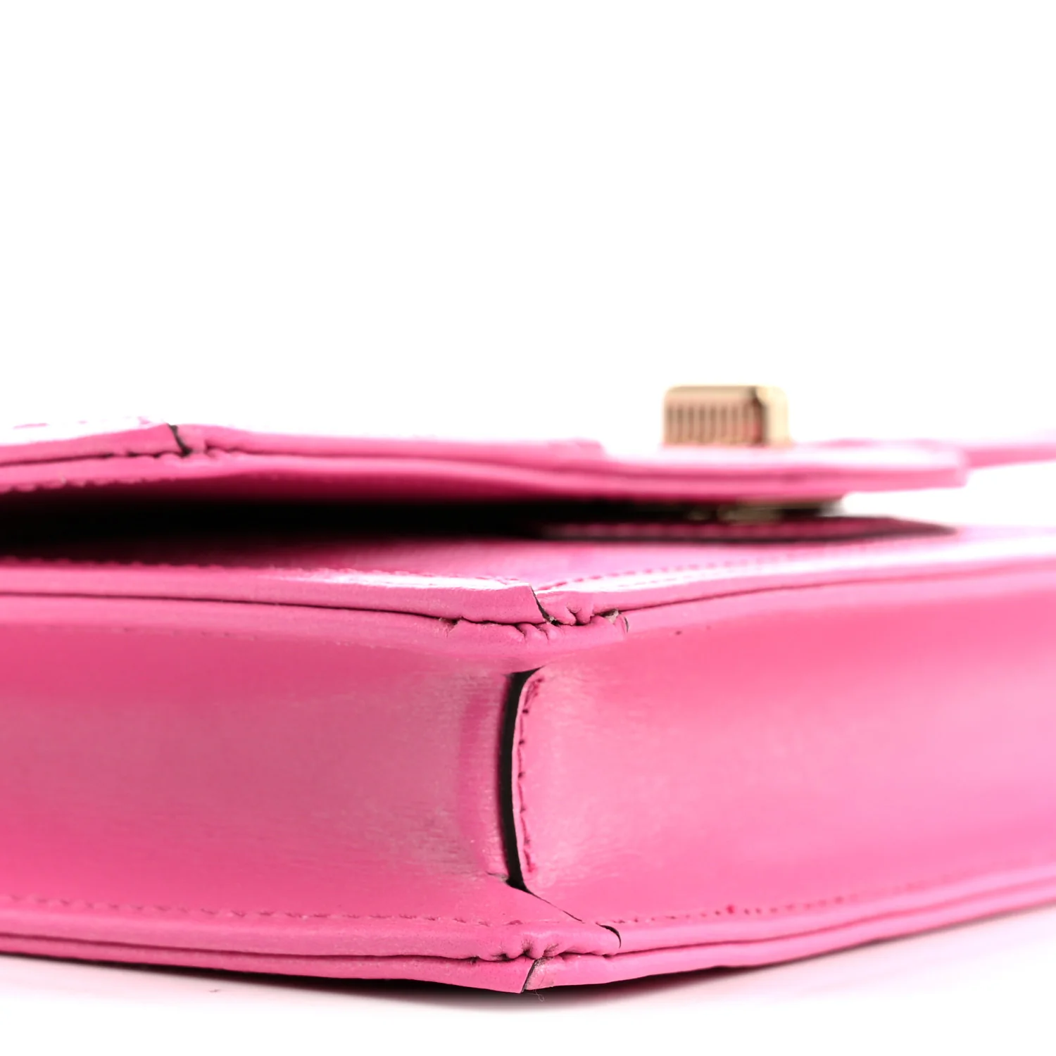 GG Monogram Scratch Lux Calfskin Mini Luce Shoulder Bag Rose Dark Blossom - Image 9
