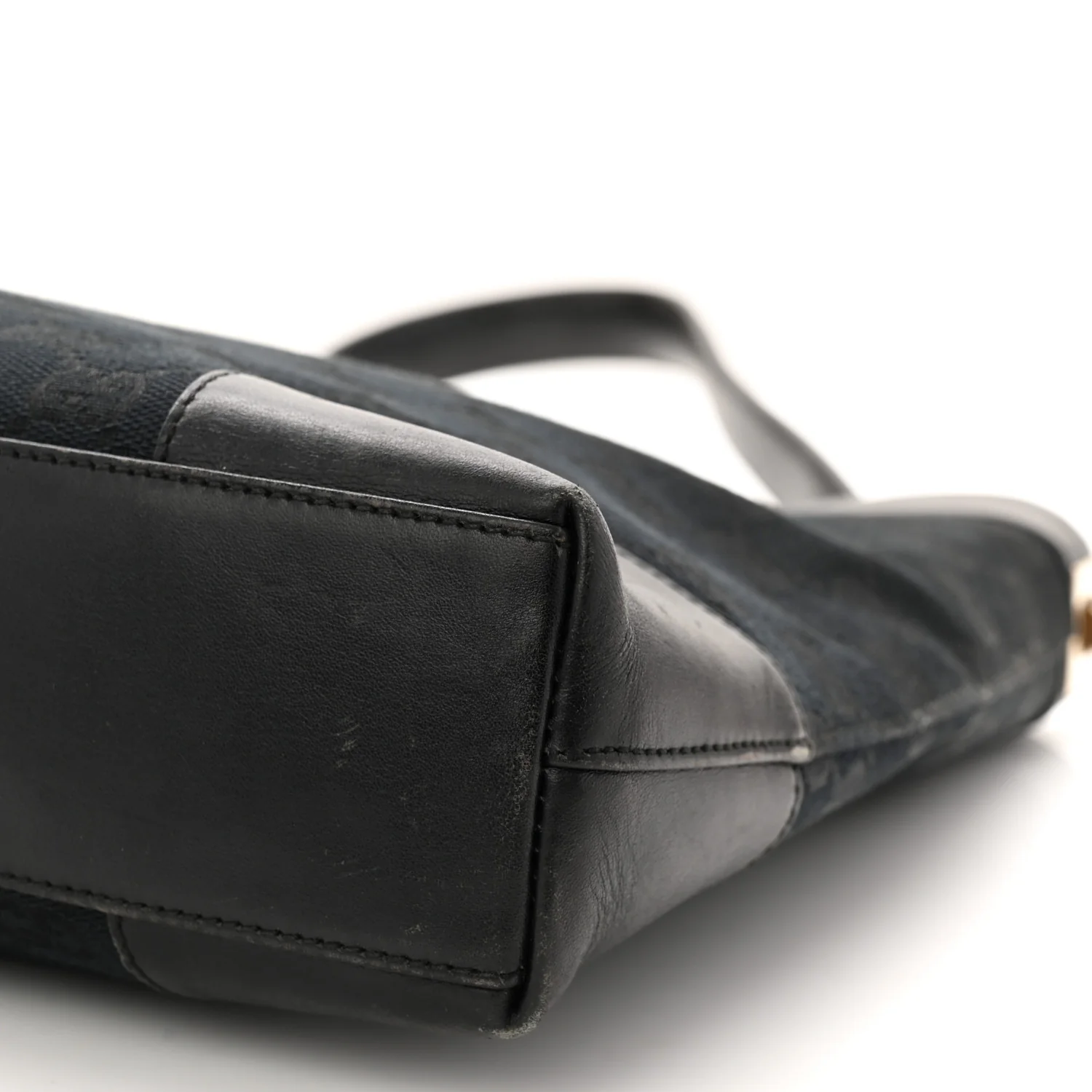 GG Monogram Shoulder Bag Black - Image 10