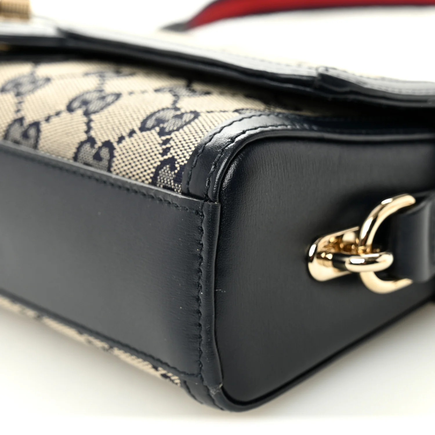 GG Monogram Small Luce Shoulder Bag Beige Blue - Image 10