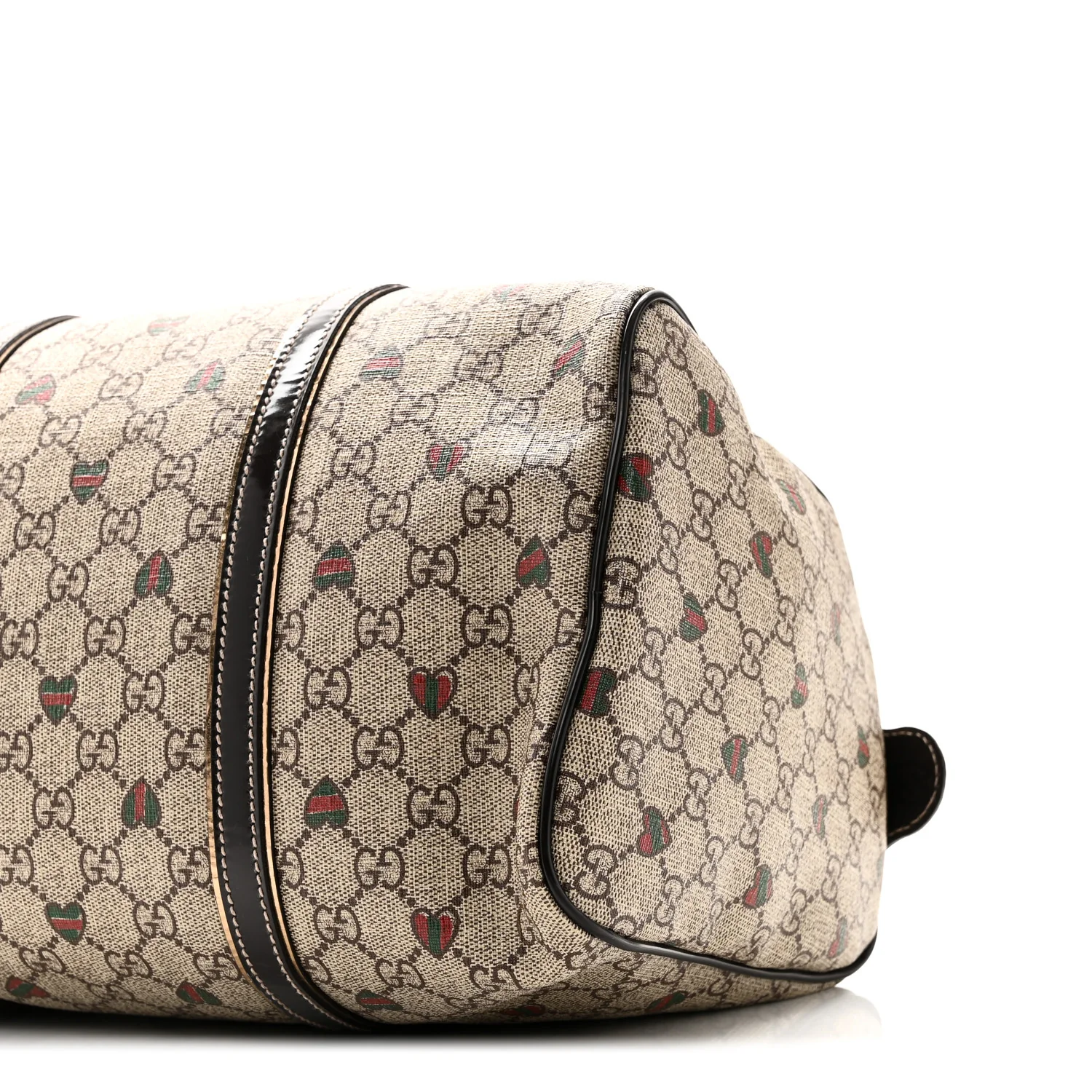 GG Plus Monogram Hearts Medium Joy Boston Dark Brown - Image 10
