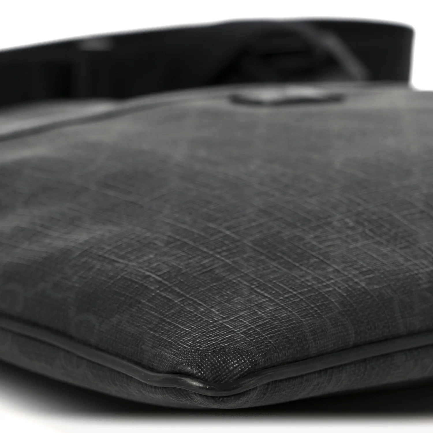 GG Plus Monogram Medium Flat Messenger Bag Black - Image 10