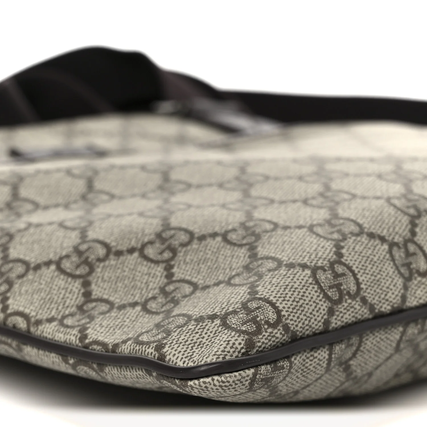 GG Plus Monogram Medium Flat Messenger Bag Dark Brown - Image 9