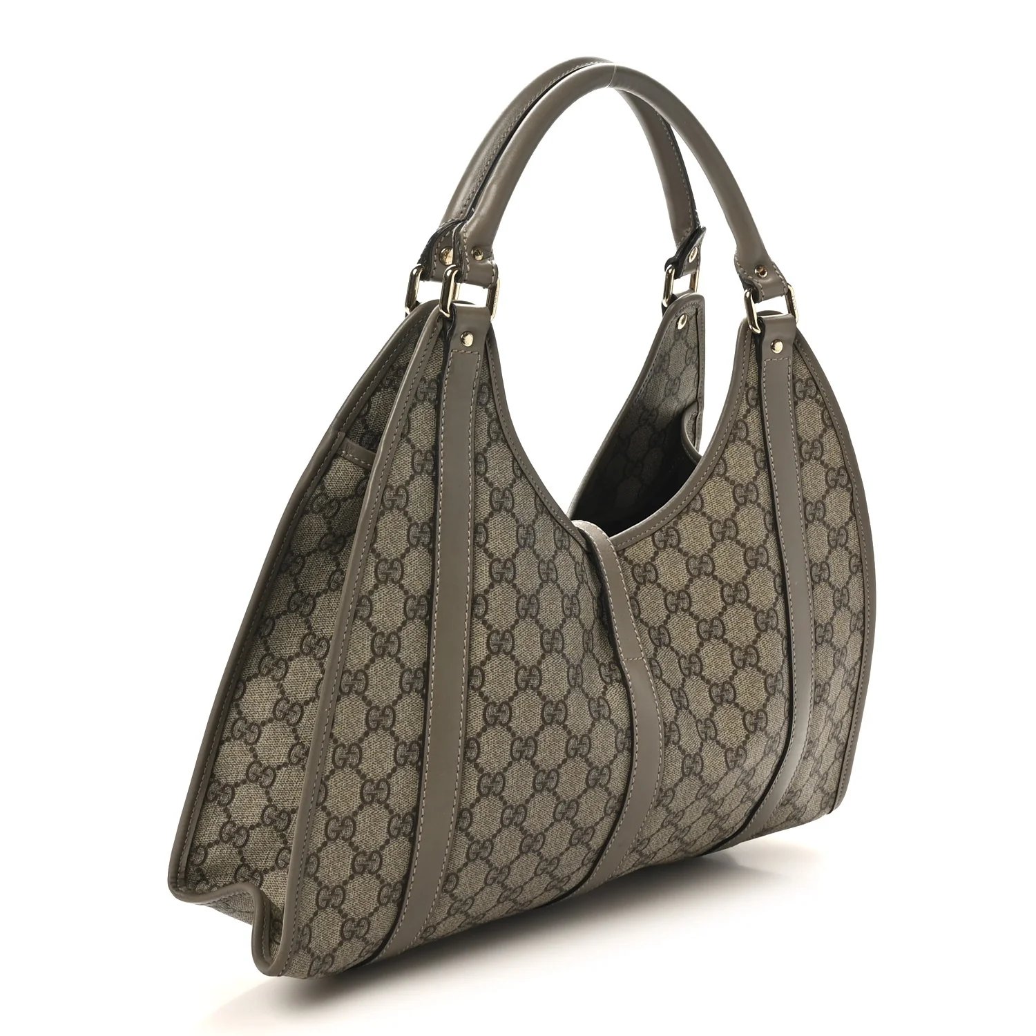 GG Plus Monogram Medium Joy Shoulder Bag Grey - Image 3