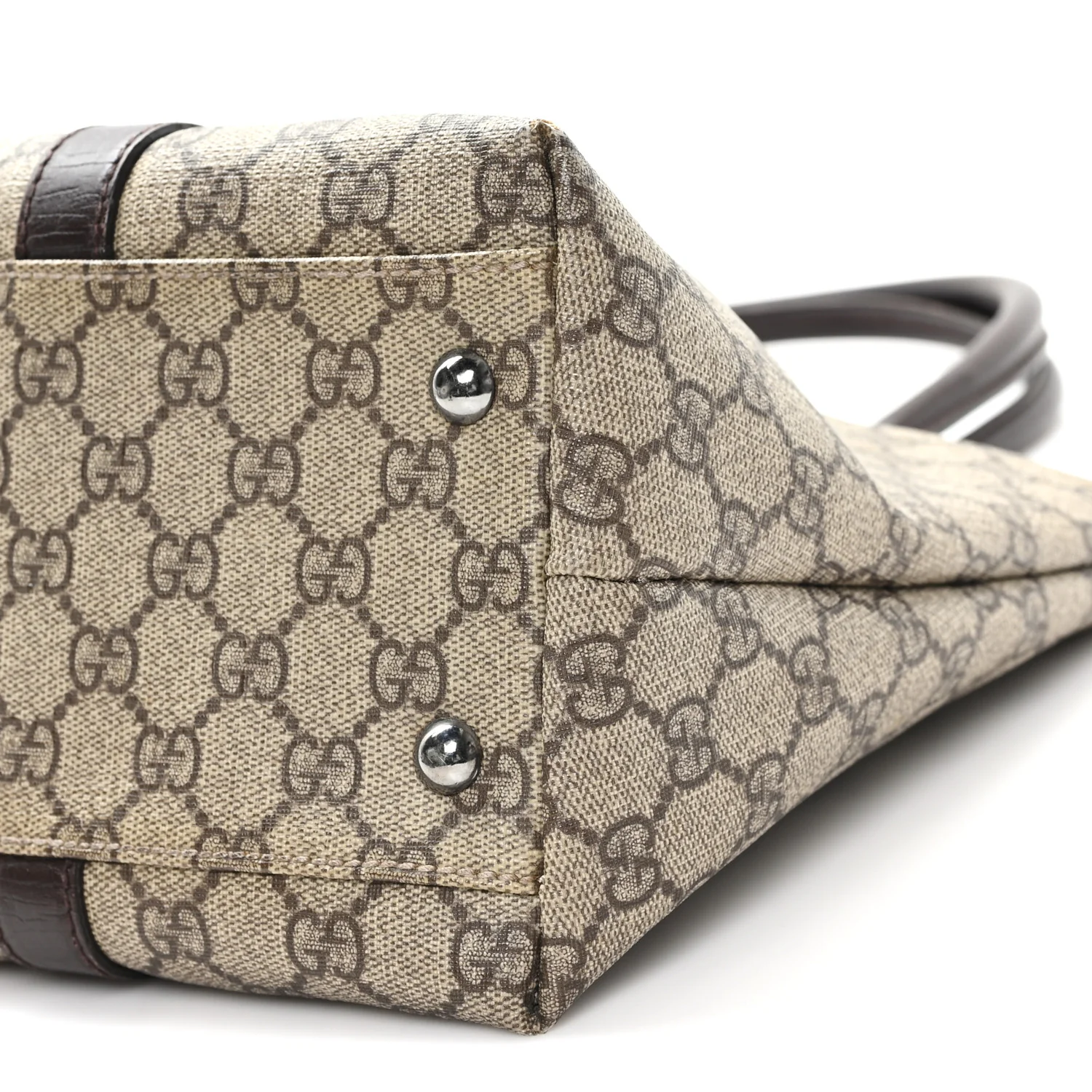 GG Plus Monogram Medium Joy Tote Dark Brown - Image 10