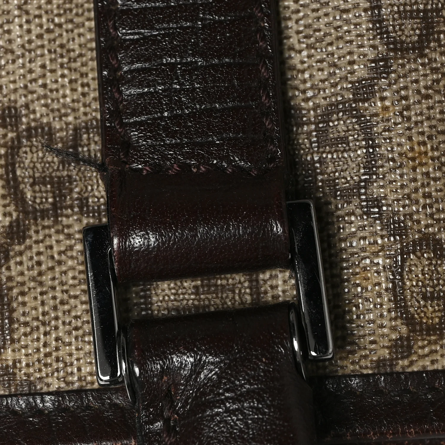 GG Plus Monogram Medium Joy Tote Dark Brown - Image 11