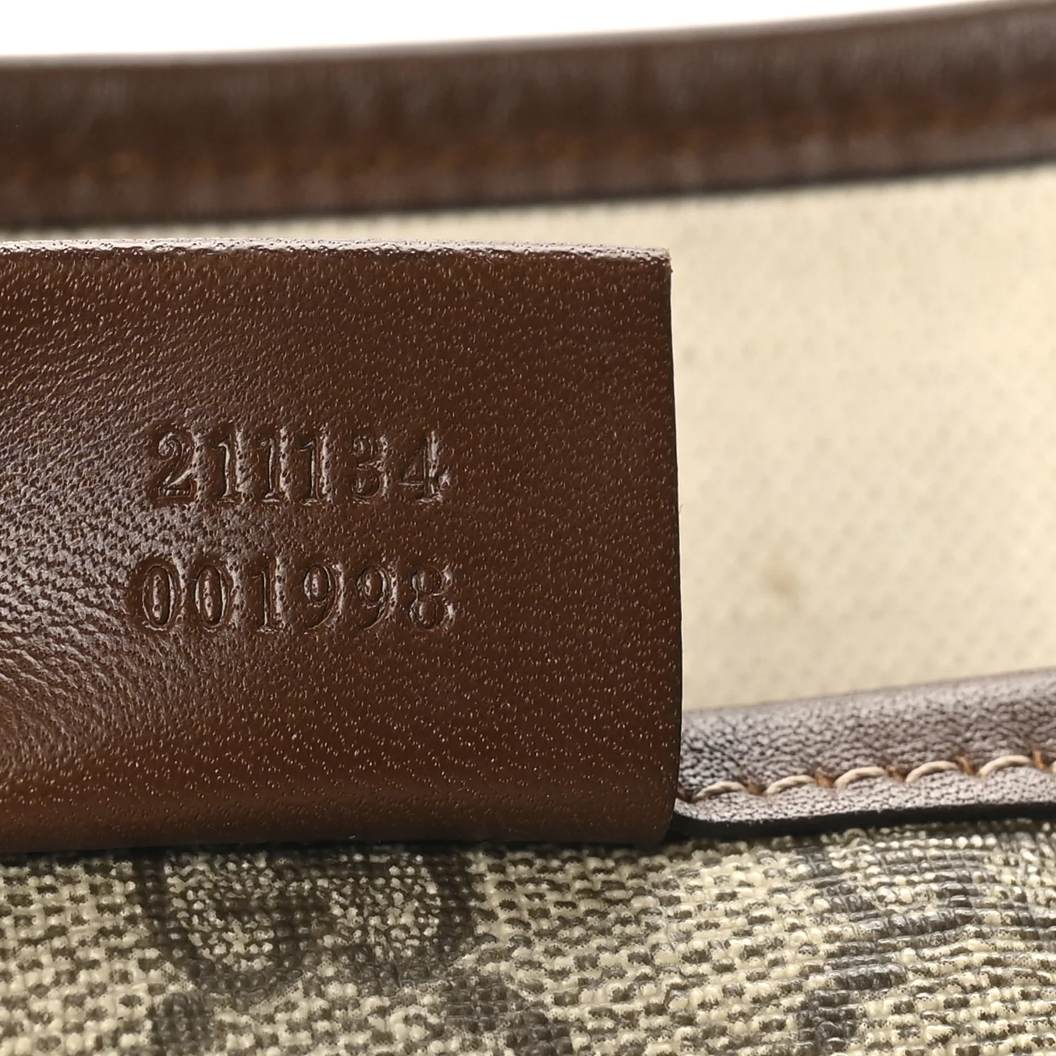 GG Plus Monogram Medium Signature Web Loop Tote Brown - Image 7