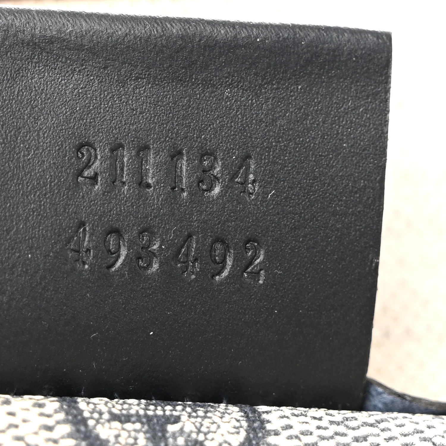 GG Plus Monogram Medium Signature Web Loop Tote Navy - Image 7