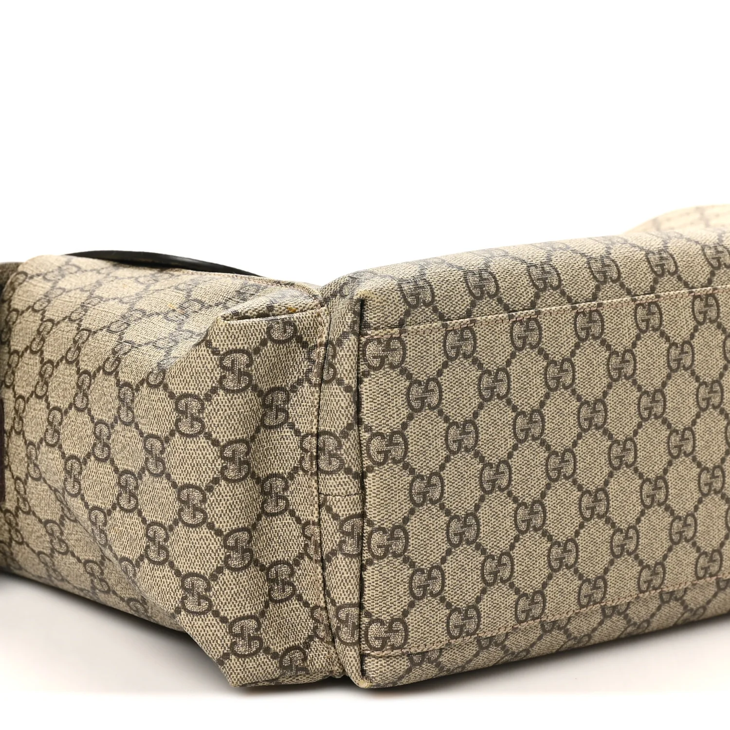 GG Plus Monogram Messenger Diaper Bag Dark Brown - Image 8