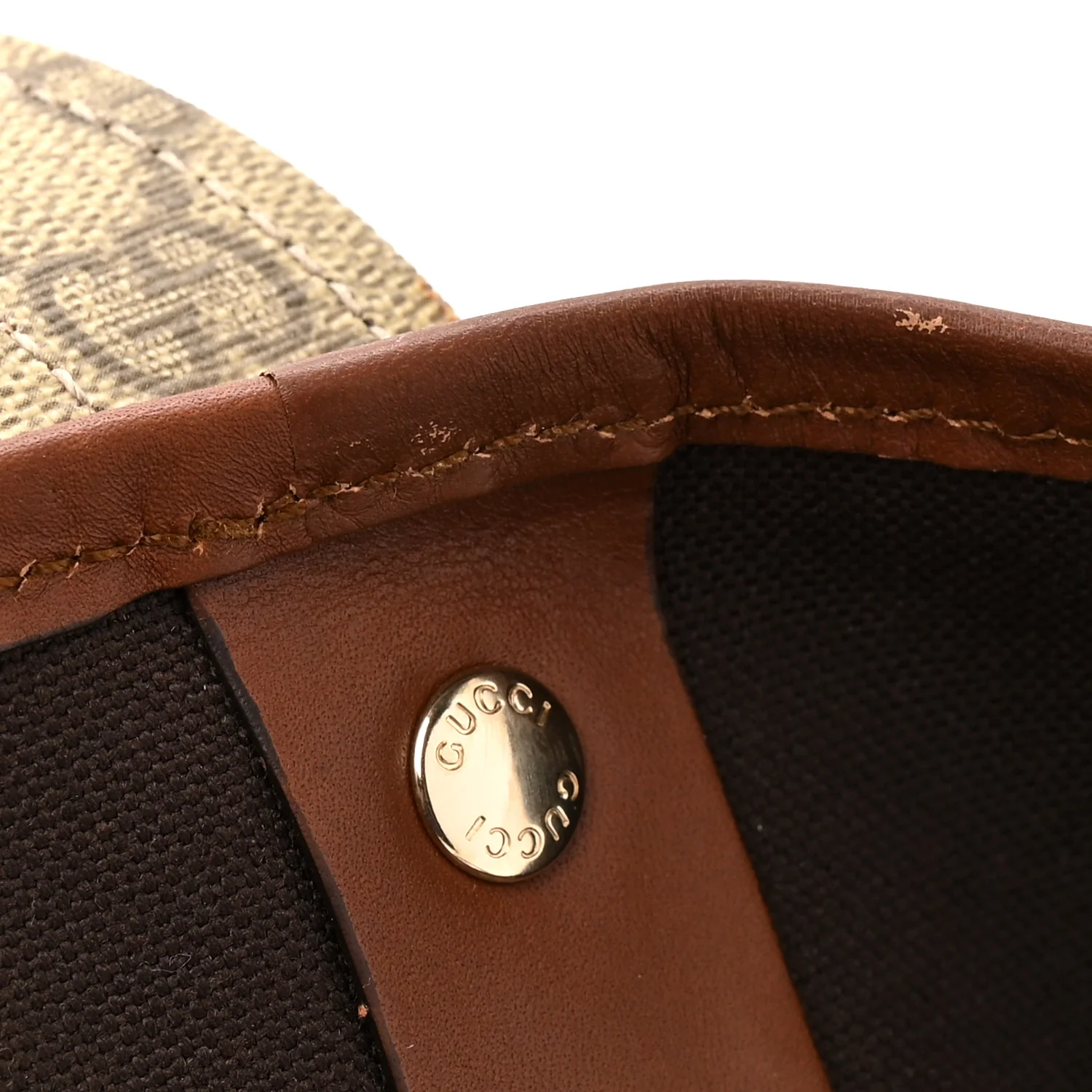 GG Plus Monogram Small Signature Web Loop Vertical Tote Light Brown - Image 15