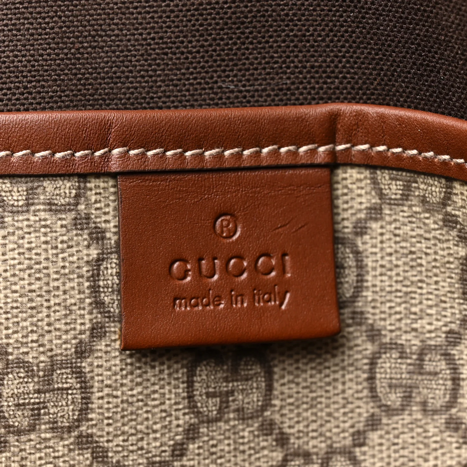 GG Plus Monogram Small Signature Web Loop Vertical Tote Light Brown - Image 6
