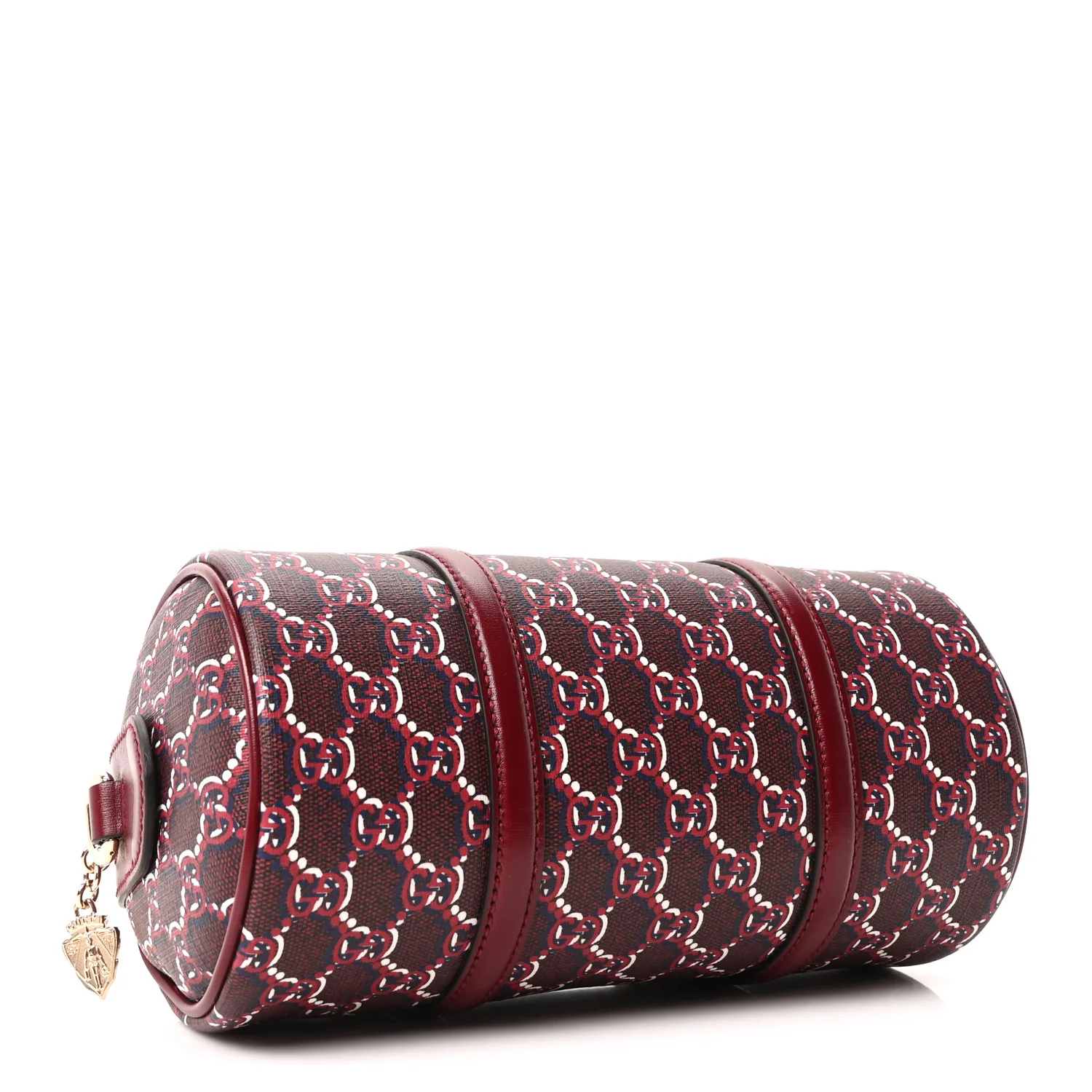 GG Shadow Monogram Ophidia Top Handle Bowler Bag  Rosso Ancora Red - Image 4
