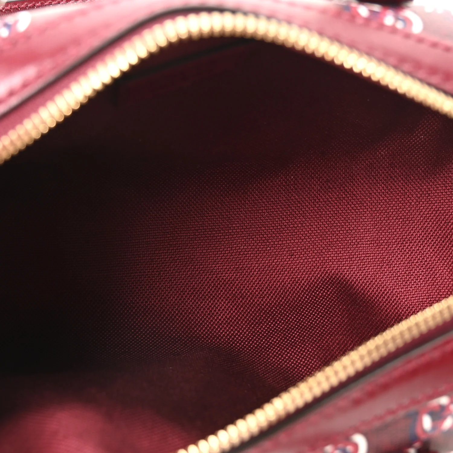 GG Shadow Monogram Ophidia Top Handle Bowler Bag  Rosso Ancora Red - Image 5