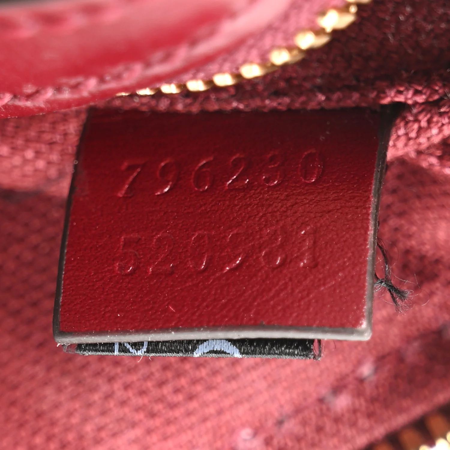 GG Shadow Monogram Ophidia Top Handle Bowler Bag  Rosso Ancora Red - Image 7