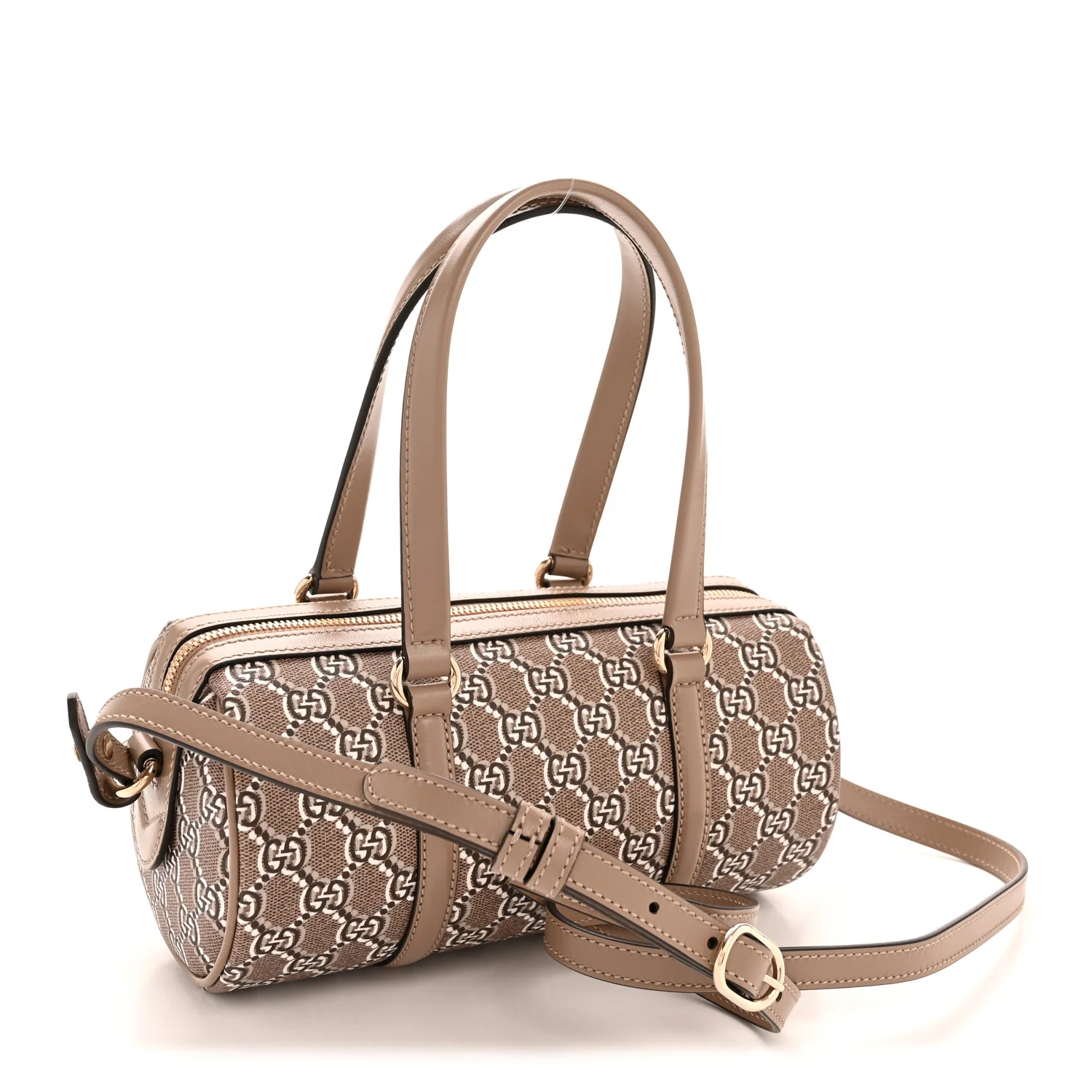 GG Shadow Monogram Shoulder Bag Beige - Image 3