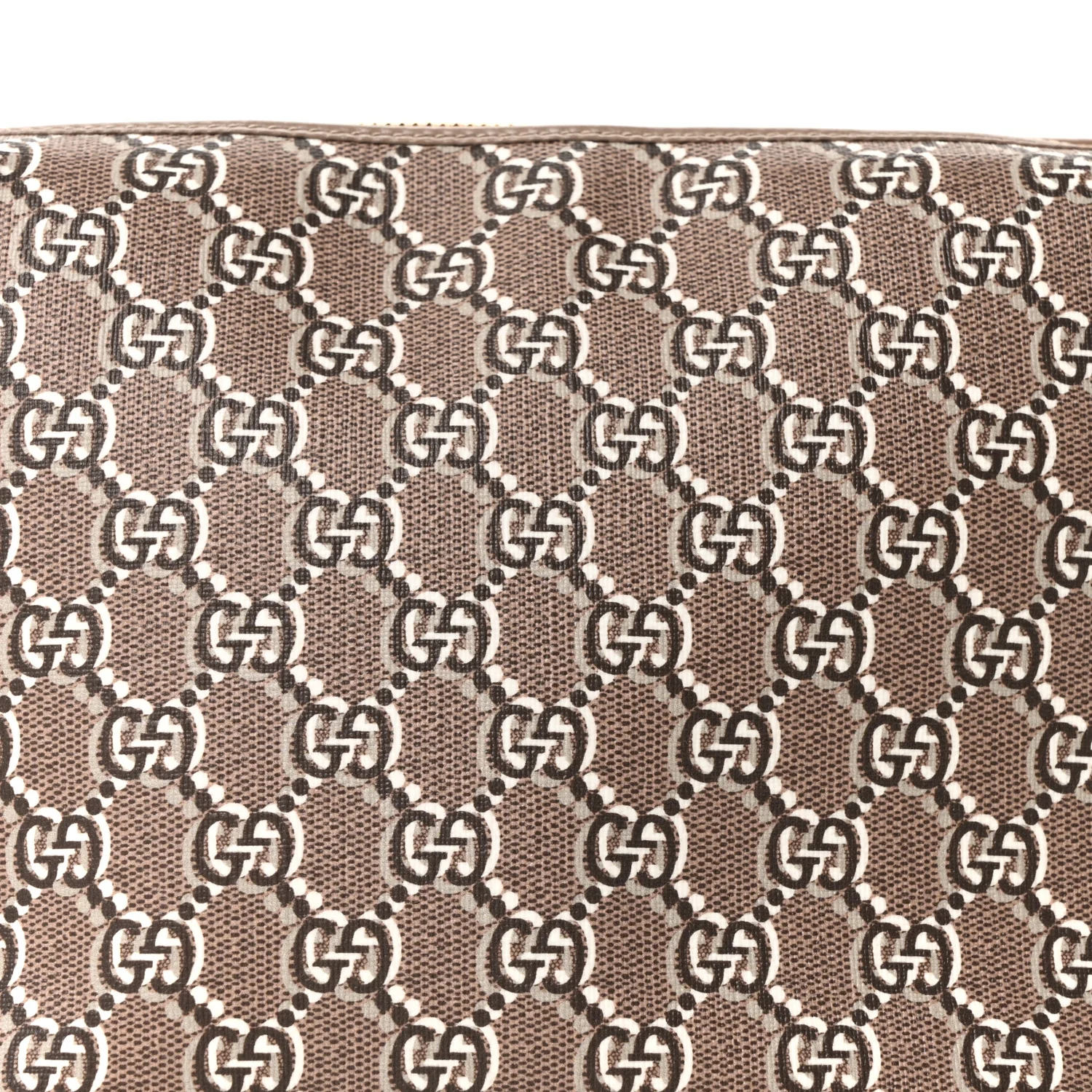 GG Shadow Monogram Super Mini Ophidia Shoulder Bag Taupe - Image 8
