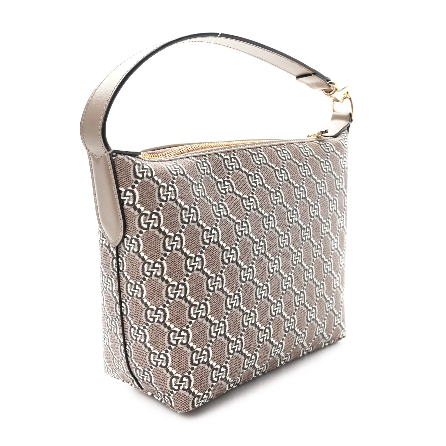 GG Shadow Monogram Super Mini Ophidia Shoulder Bag Taupe - Image 2