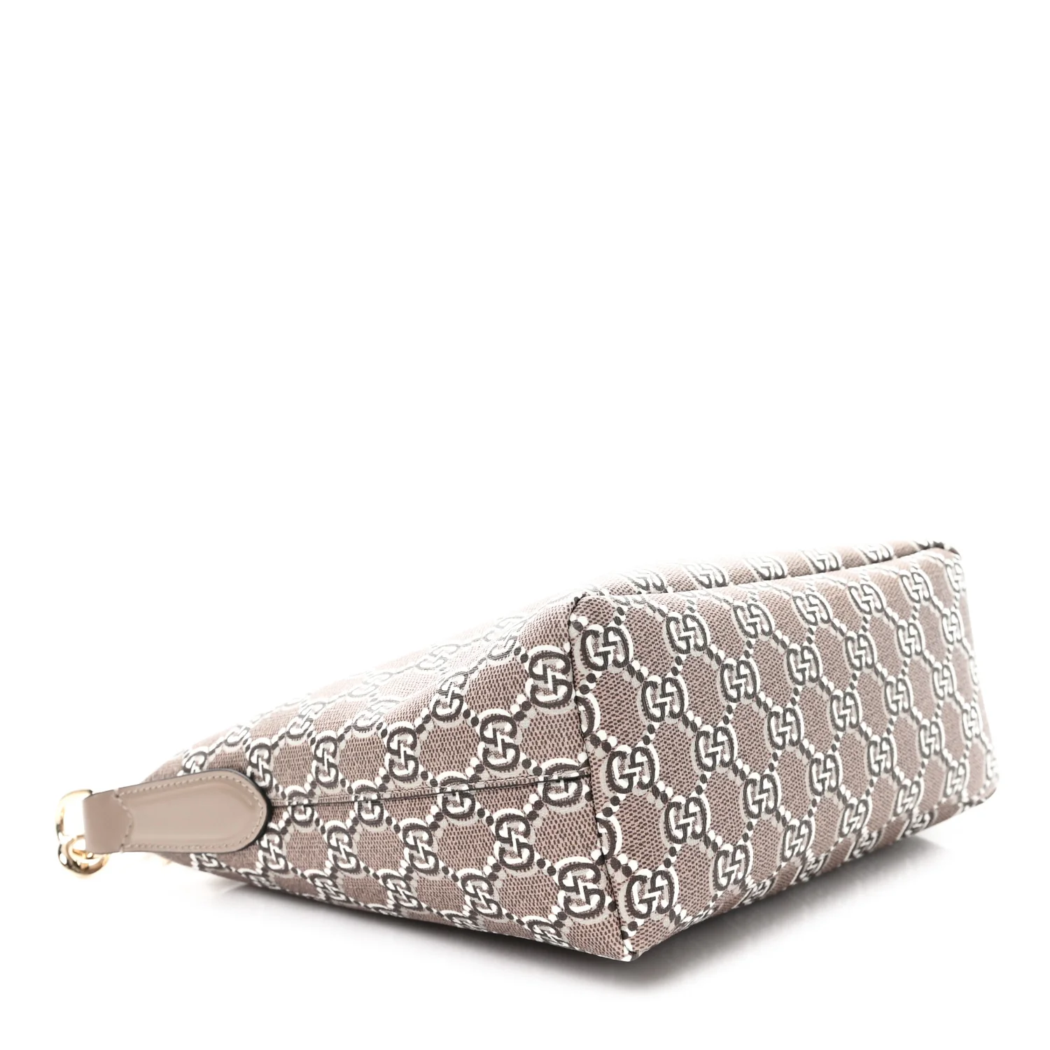 GG Shadow Monogram Super Mini Ophidia Shoulder Bag Taupe - Image 4