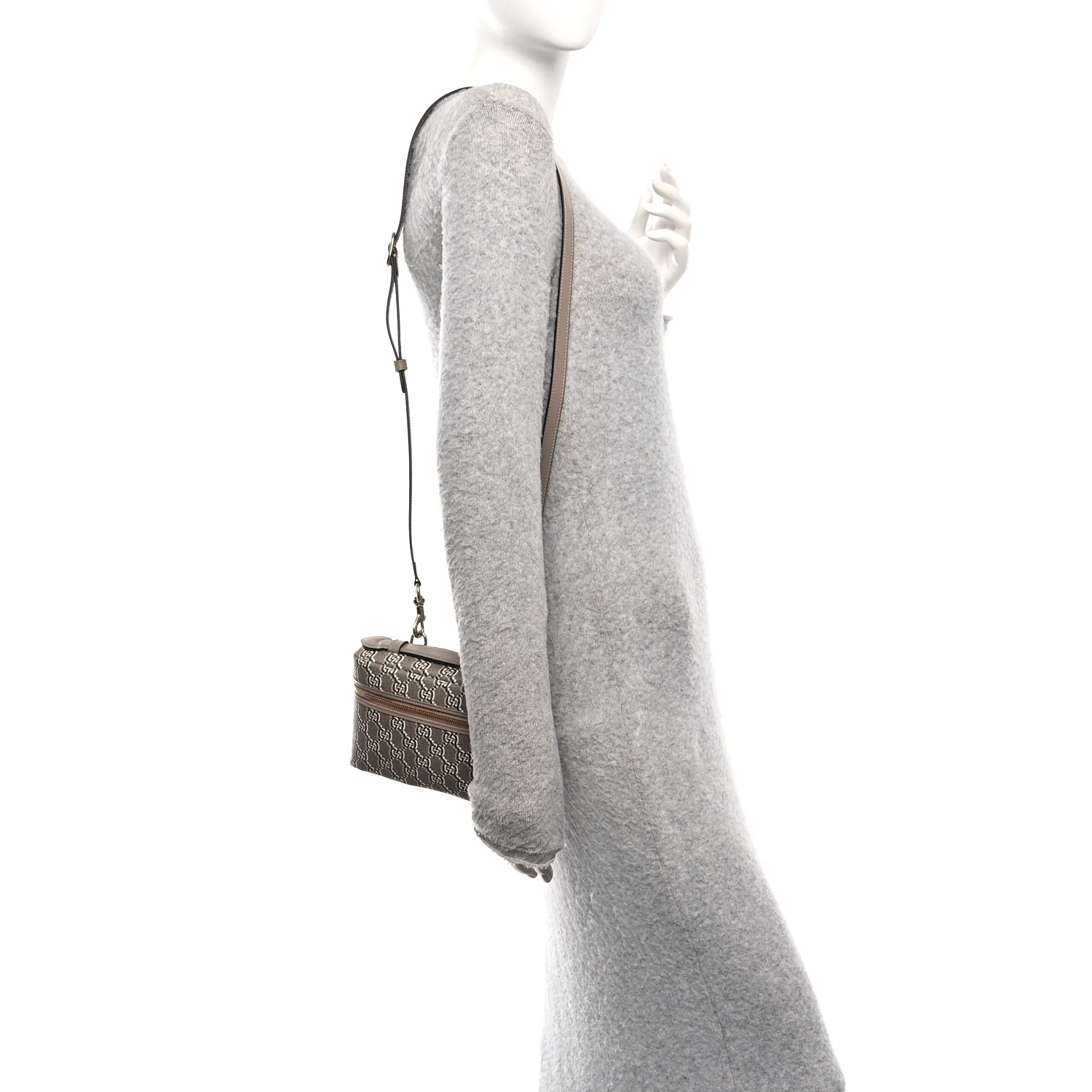 GG Shadow Supreme Canvas Mini Crossbody Bag Taupe - Image 2