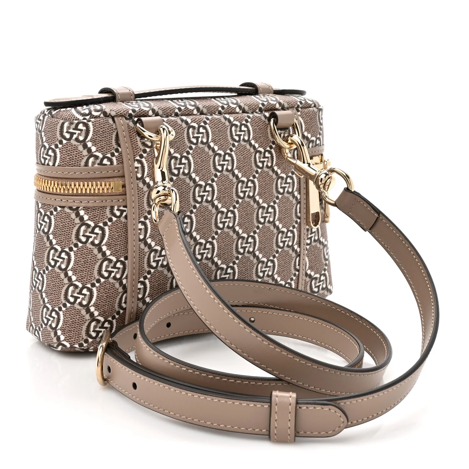 GG Shadow Supreme Canvas Mini Crossbody Bag Taupe - Image 3