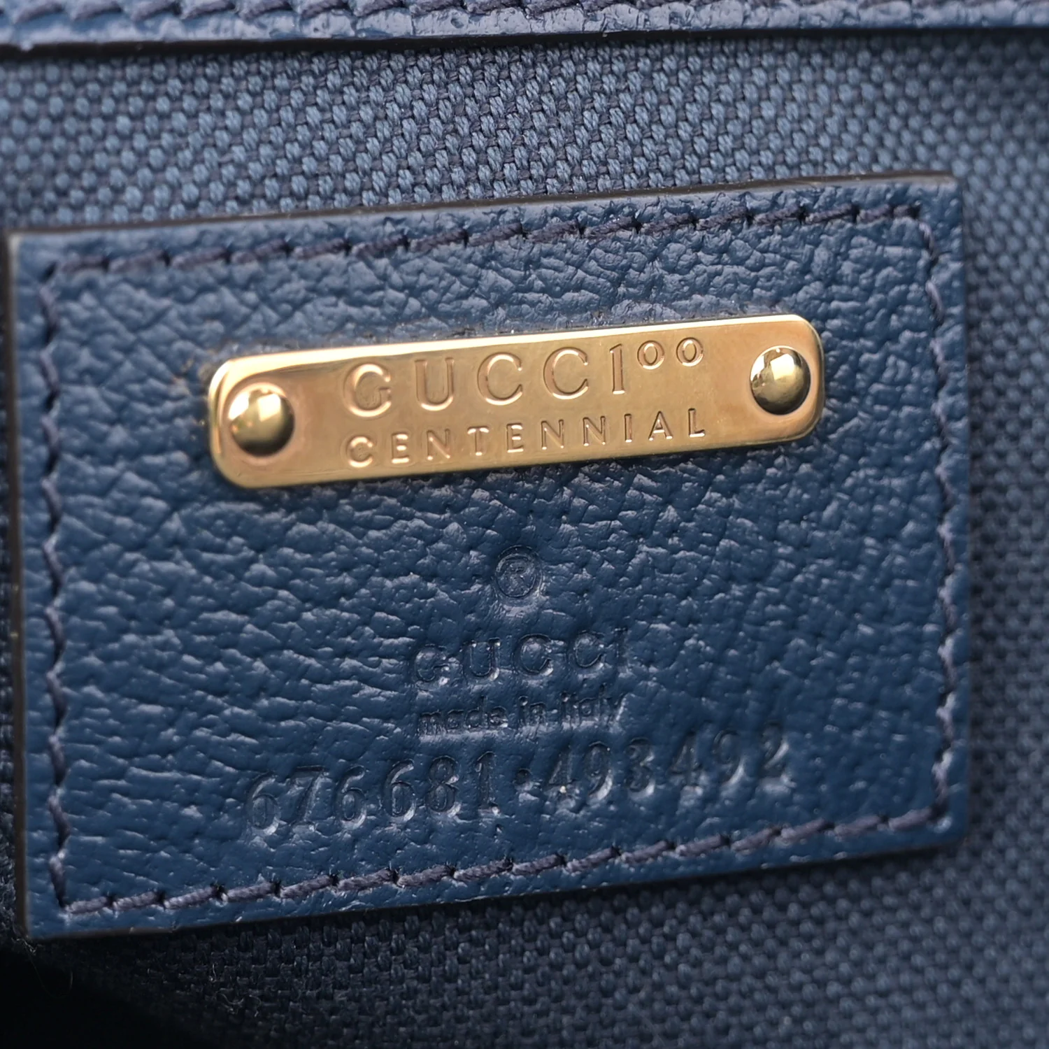 GG Supreme Kaleidoscope Calfskin Script Logo Gucci 100 Tote Bag Beige Green Blue - Image 6