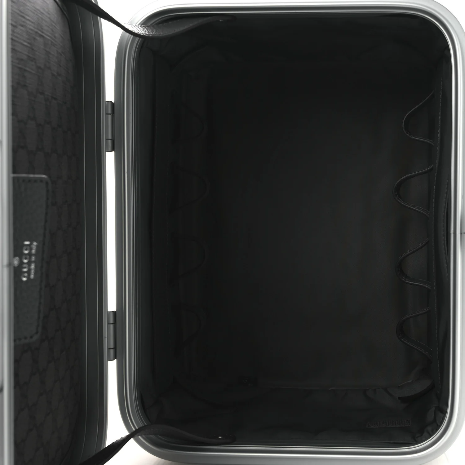 GG Supreme Monogram Aluminum Porter Beauty Case Silver - Image 7