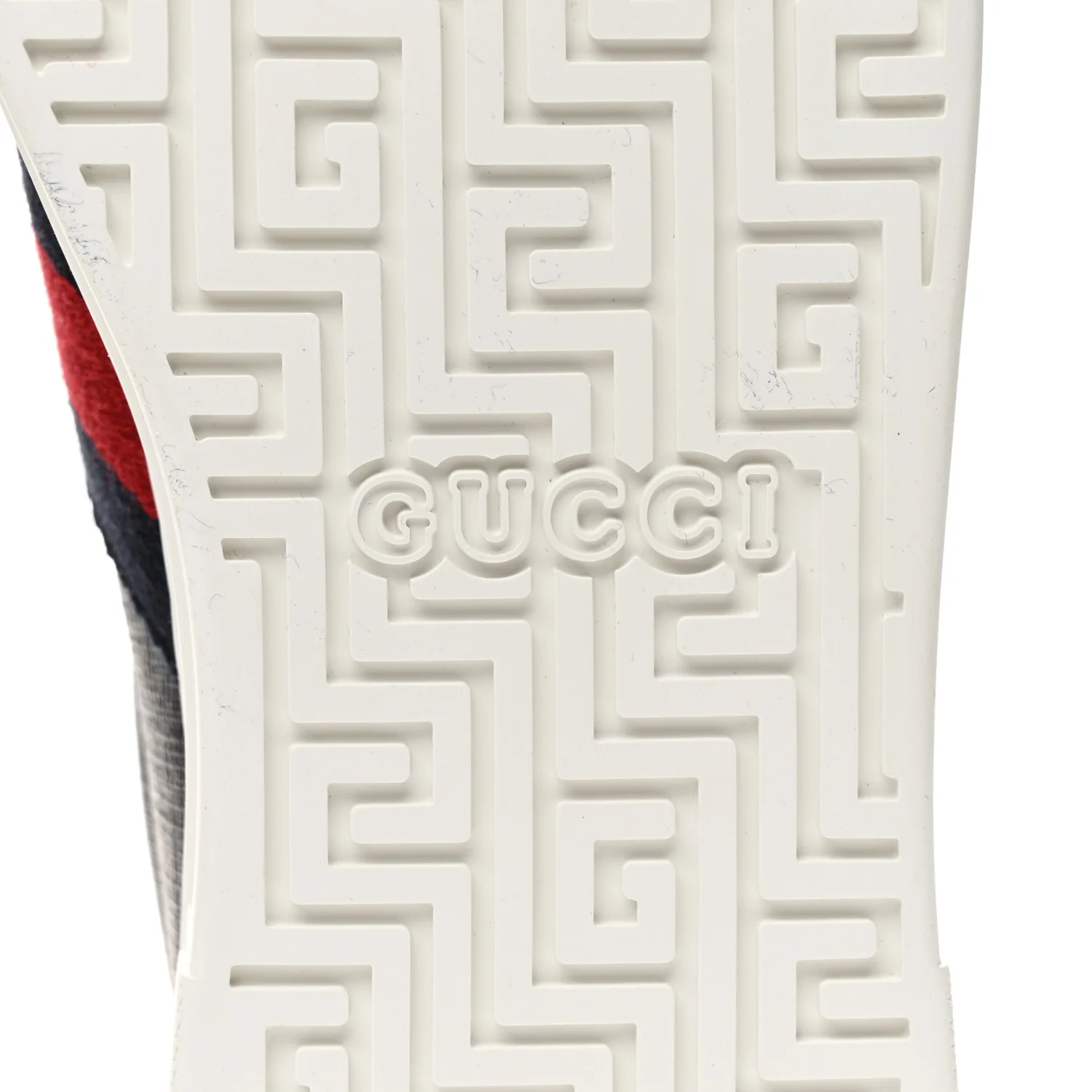 GG Supreme Monogram Ayers Web Mens New Ace Sneakers 8 Dark Blue - Image 7