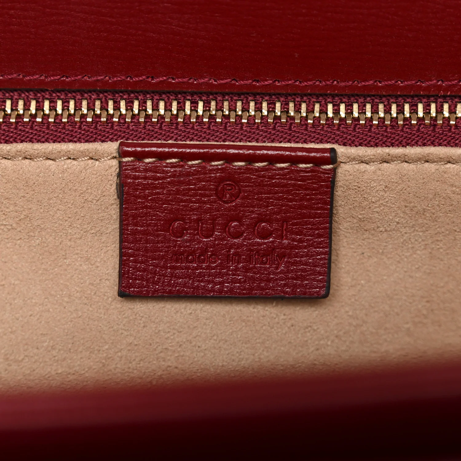 GG Supreme Monogram Azalea Calfskin Horsebit 1955 Shoulder Bag Beige Ebony New Cherry Red - Image 6