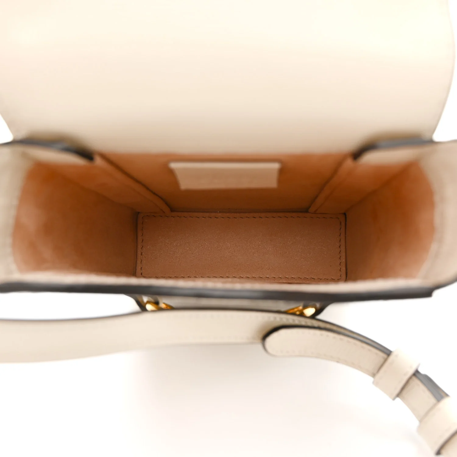 GG Supreme Monogram Azalea Calfskin Mini Horsebit 1955 Crossbody Bag Beige Ebony Mystic White - Image 5