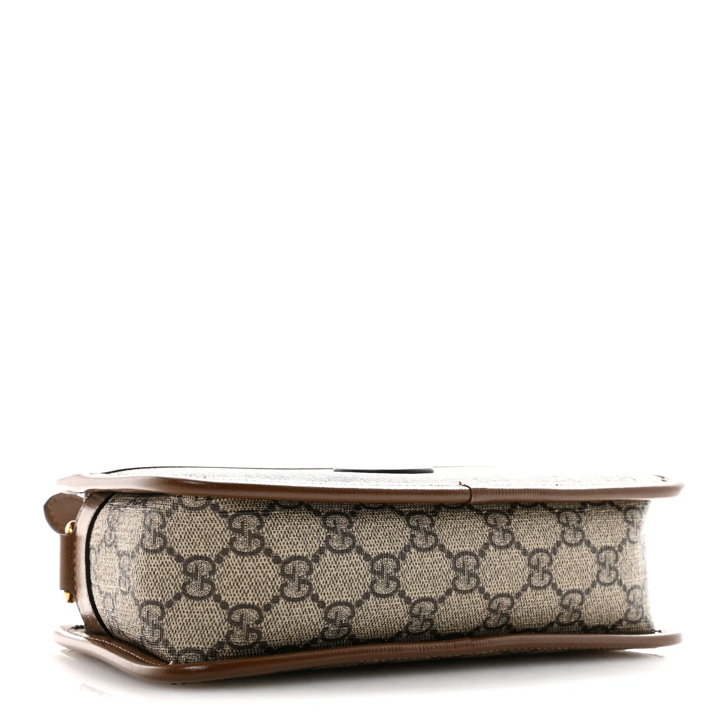 GG Supreme Monogram Azalea Calfskin Mini Retro Interlocking G Shoulder Bag Beige Ebony Brown Sugar - Image 4