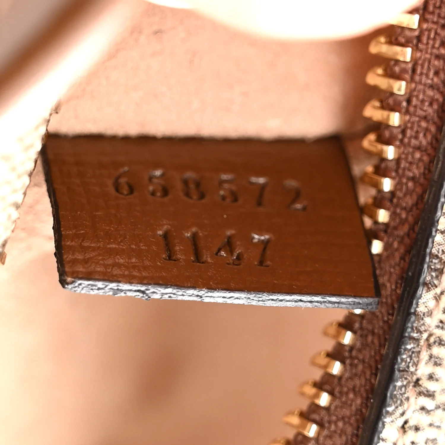 GG Supreme Monogram Azalea Calfskin Mini Retro Interlocking G Shoulder Bag Beige Ebony Brown Sugar - Image 7