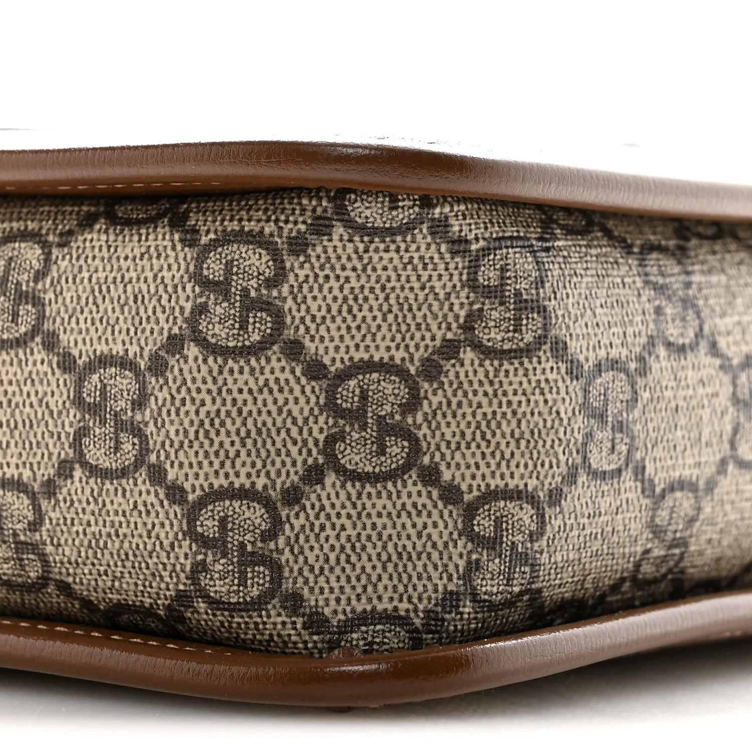 GG Supreme Monogram Azalea Calfskin Mini Retro Interlocking G Shoulder Bag Beige Ebony Brown Sugar - Image 9