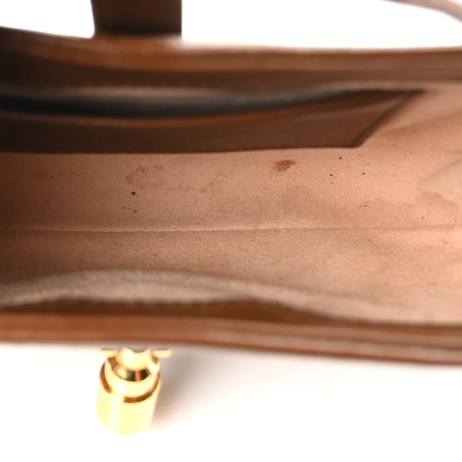 GG Supreme Monogram Azalea Calfskin Web Mini Jackie 1961 Hobo Beige Ebony Brown Sugar - Image 5
