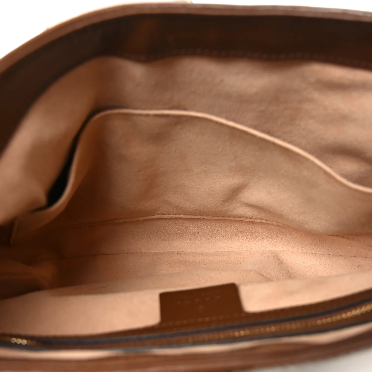 GG Supreme Monogram Azalea Calfskin Web Small Jackie 1961 Hobo Beige Ebony Brown Sugar - Image 5