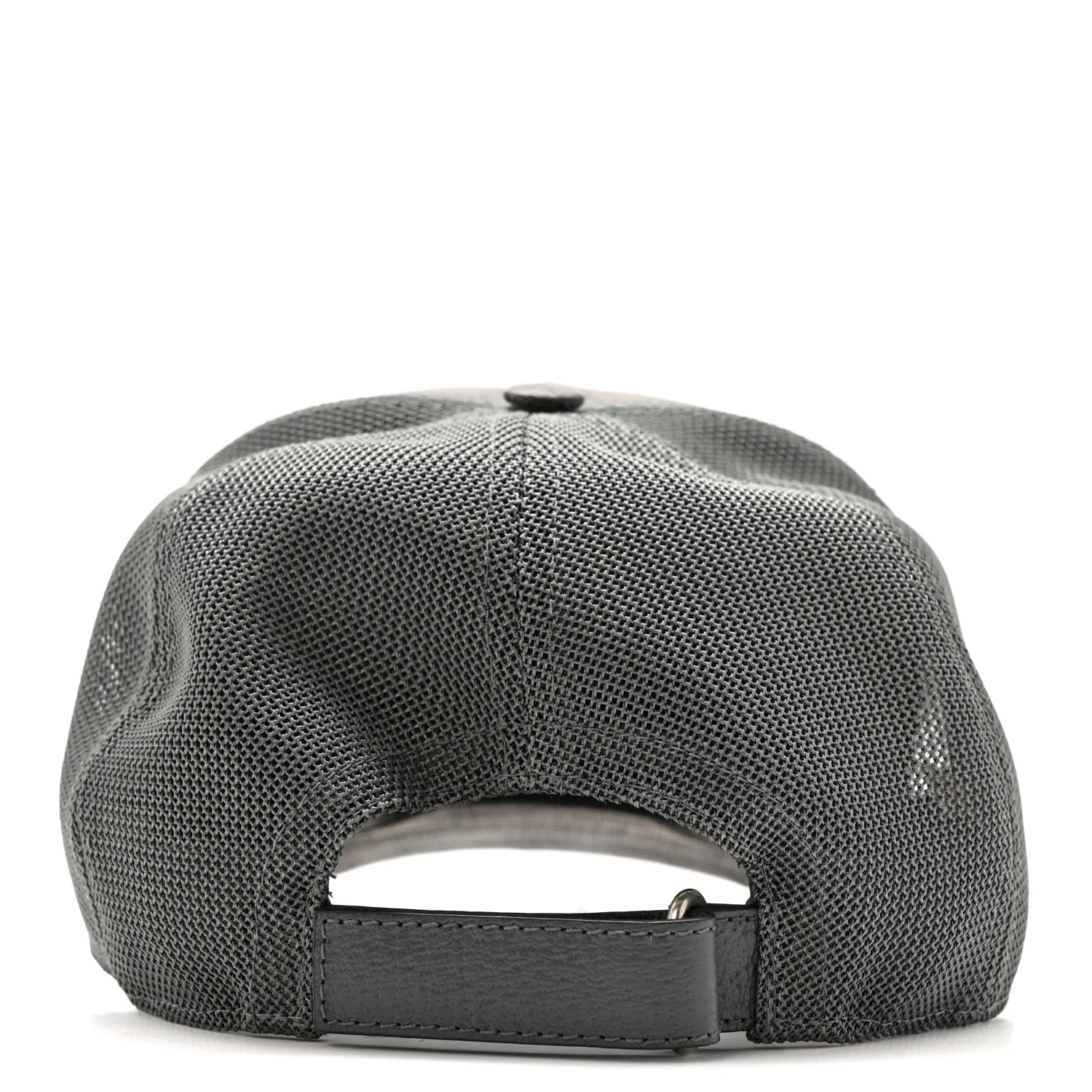 GG Supreme Monogram Baseball Hat XL Grey Black Graphite Grey - Image 5