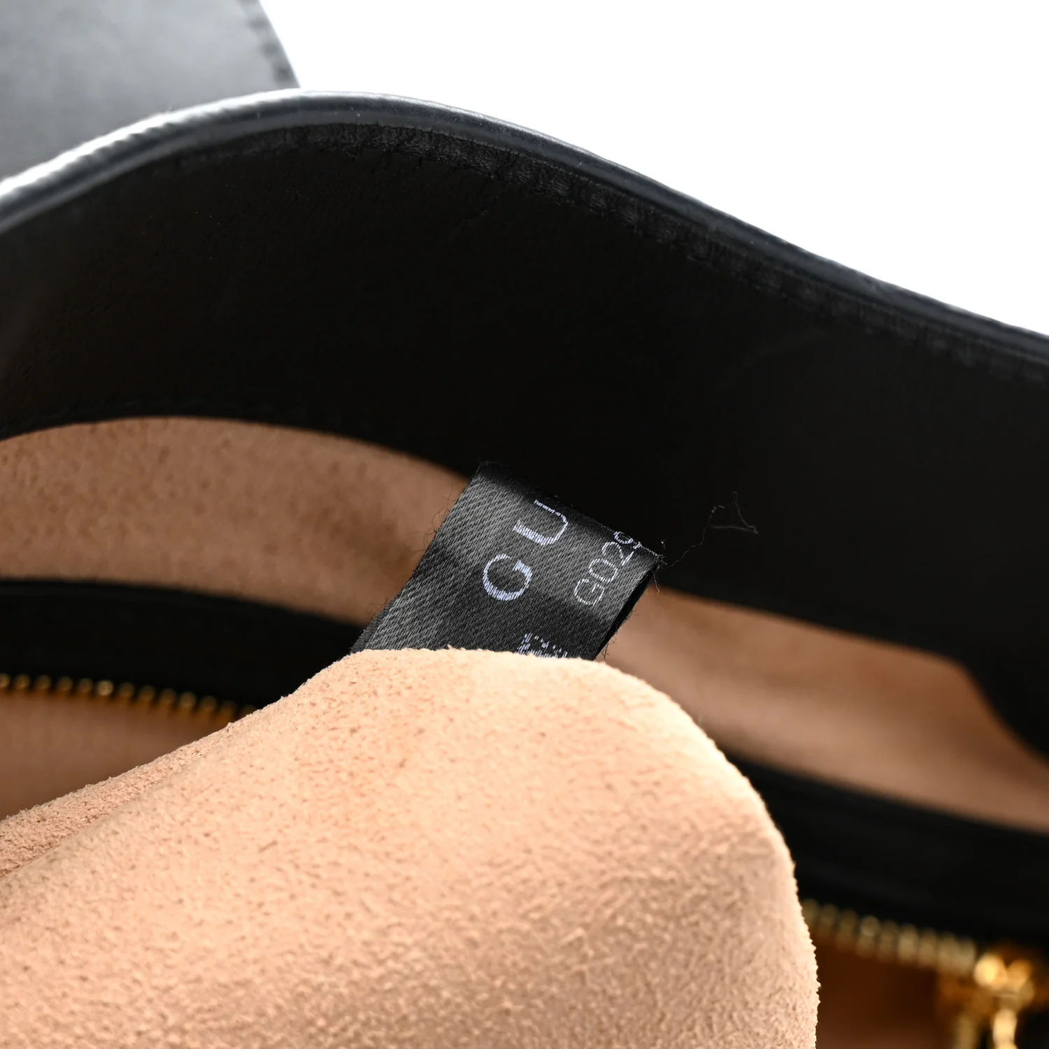 GG Supreme Monogram Bees Medium Padlock Tote Beige Oro Black - Image 8