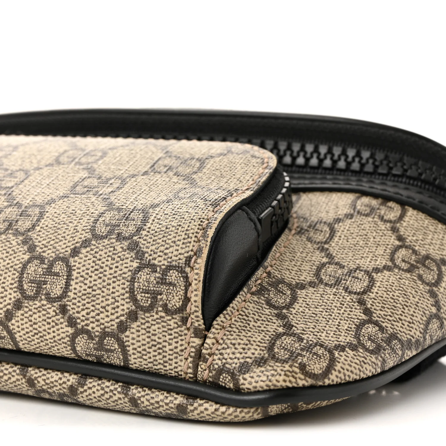 GG Supreme Monogram Belt Bag Black - Image 10