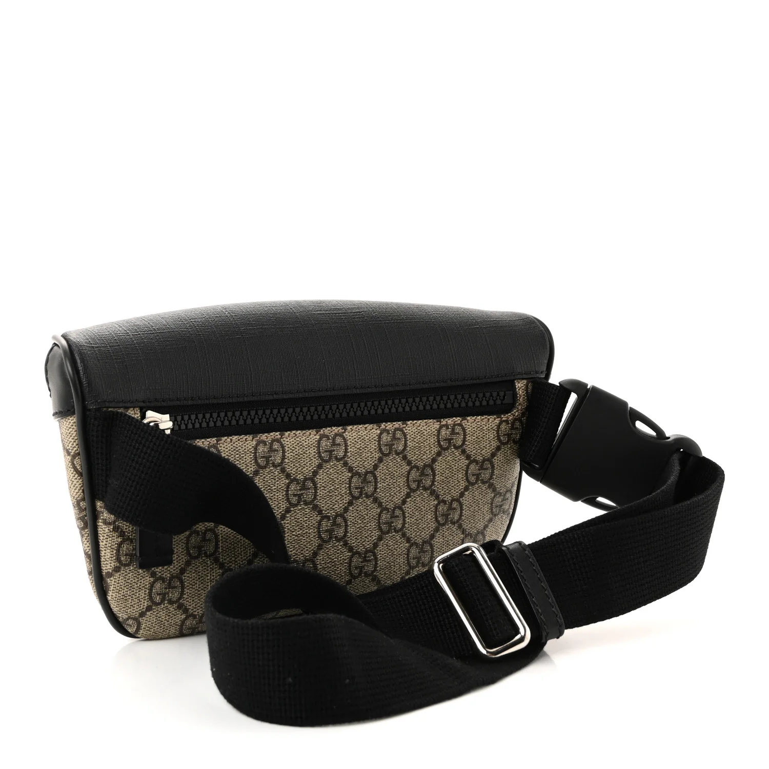 GG Supreme Monogram Belt Bag Black - Image 3