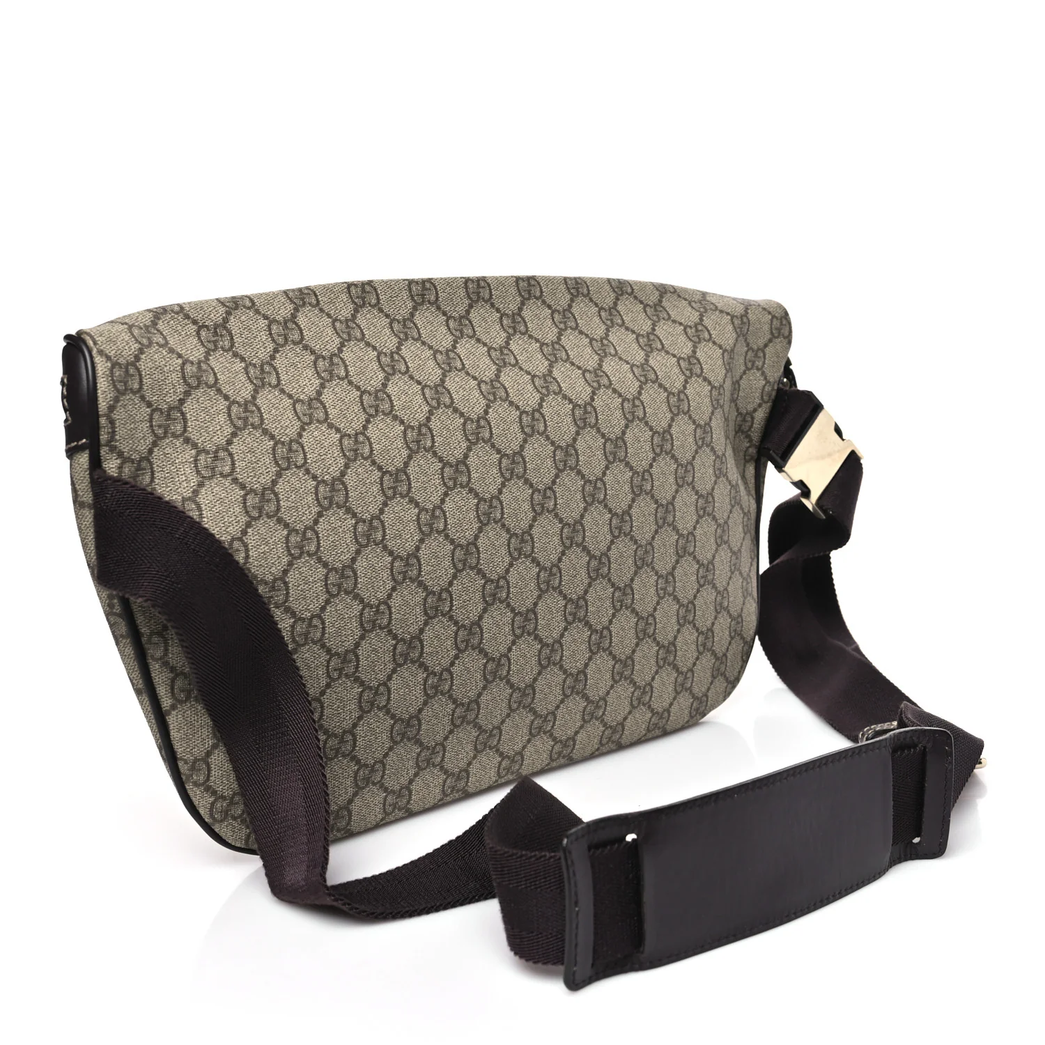 GG Supreme Monogram Belt Bag Dark Brown - Image 3