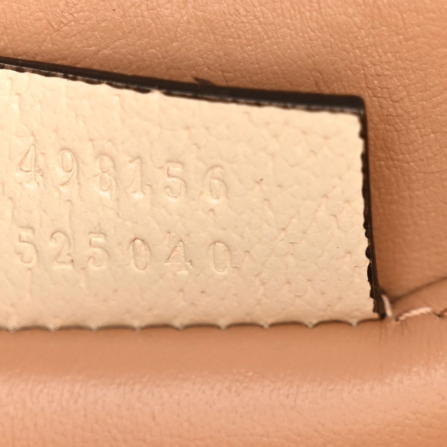 GG Supreme Monogram Berry Textured Dollar Calfskin Small Padlock Tote Beige Ebony Light Copper Mystic White - Image 7